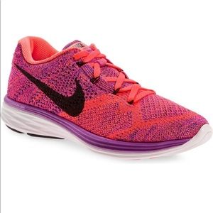 Nike Flyknit Lunar 3 Running Shoes Size 6